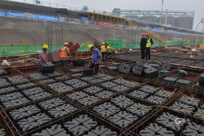 预计明年年底施工完成!青岛邮轮母港"巨无霸"地下停车场有了新进展